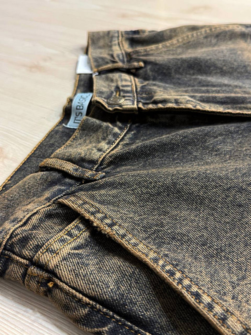 Джинсы женские It’s Basic 2952-17 skater baggy бананы коричневые, коричневый, 36, 36, 76 см, 108 см Киев - изображение 12