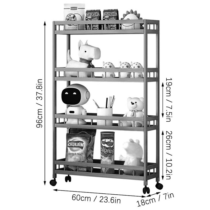 Этажерка на колёсах 