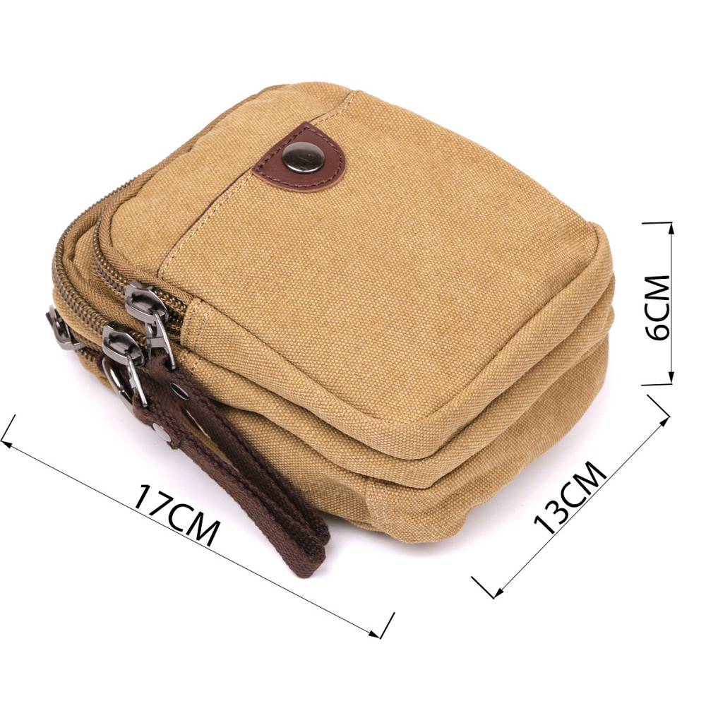 Барсетка текстильная Хаки (Vintage) Киев - изображение 8