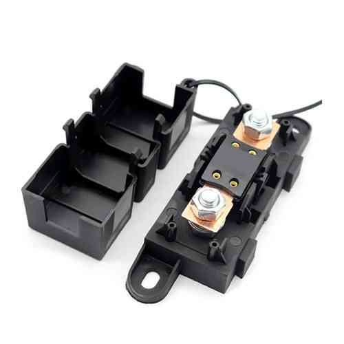 Силовий плавкий запобіжник MEGA 250А з тримачем M8 і захисною кришкою Київ