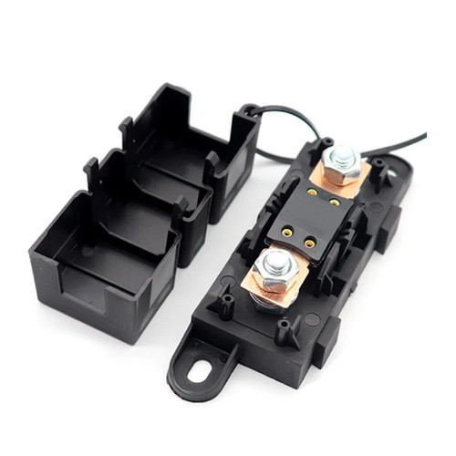 Силовий плавкий запобіжник MEGA 250А з тримачем M8 і захисною кришкою Київ - фото 4