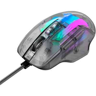 Мишка Havit HV-MS1011SE USB Transparent Black (6950676270280) Вінниця