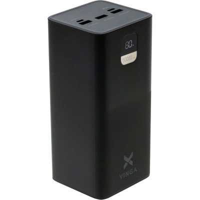 Батарея универсальная Vinga 50000 mAh 22.5W Display Black (VPBB5022) Винница - изображение 3