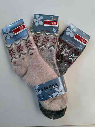 Зимові жіночі шкарпетки Корея Finox ангора (3 шт. у наборі) розмір 36-40 Київ