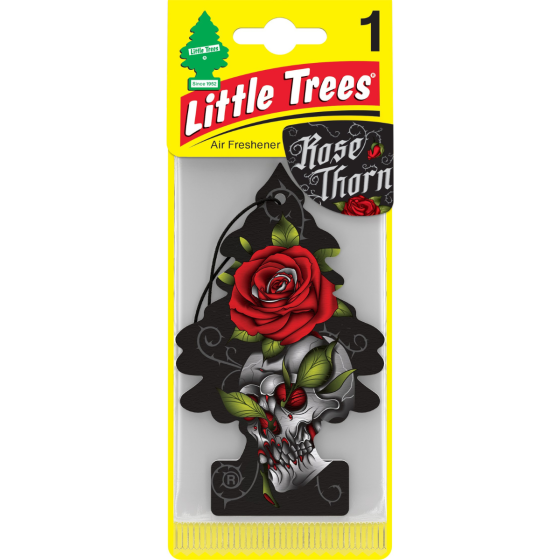LITTLE TREES Rose Thorn — Ароматизатор "Трояндовий шип" Ялинка | Вишуканий квітковий аромат троянди Ковель
