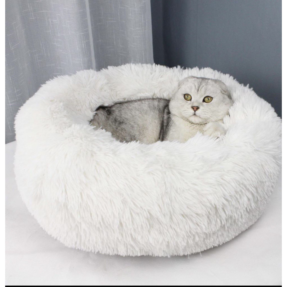 Лежанка для котів і собак «Ворс» Біла 10050 XXL (90см) Київ - фото 5