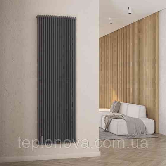Дизайнерский радиатор 1800/560 (мм) антрацит IDEALE GIULIA (универсальное подключение) 12 20/1800/560 Черновцы