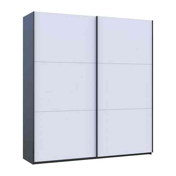 Шафа купе Doros G-Caiser Антрацит/Білий 2 ДСП / 3 частини 220х60х240 (42005416) (DRS-012249) Львів