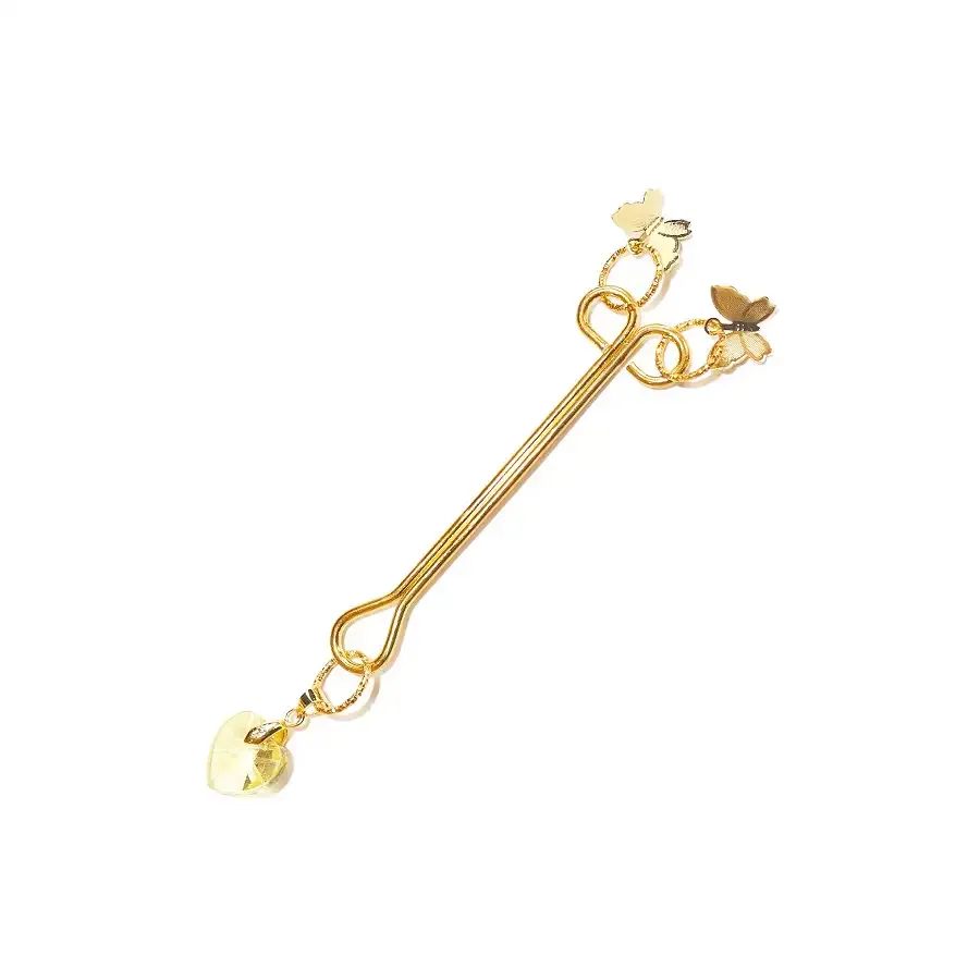 Затискач для клітора Art of Sex - Clit Clamp Butterfly, золото Львів - фото 1