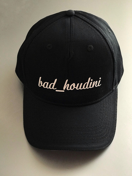 Чорна Кепка/Бейсболка з будь-яким вашим написом! Чернівці - фото 1