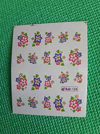 Слайдеры для ногтей - размер стикера 6*5см, инструкция по применению есть в описании товара Киев