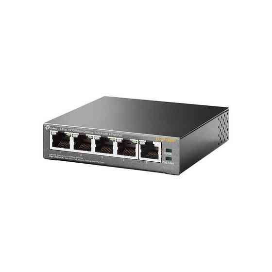 Комутатор TP-Link TL-SF1005P (1хFE, 4xFe PoE, max 53W) Ні Харків