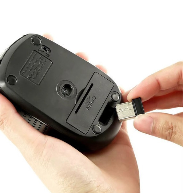 Бездротова мишка Silent Mouse 2.4G Сіра Запоріжжя - фото 3