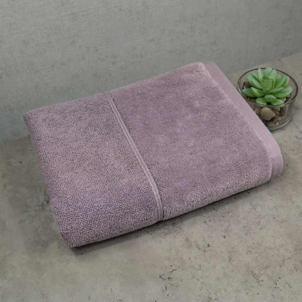 Набор велюр/махра полотенец 3шт GM Textile 40x70см, 50x90см, 70x140см Premium Milado 550г/м2 (Виногр Сумы - изображение 7