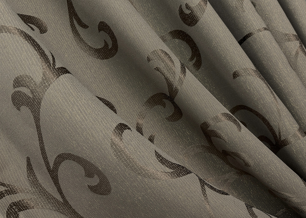 Комплект коротких штор VR-Textil Жаккард Allure № 1620ш Какао 150х170 см 2 шт (35-0274) Киев - изображение 10