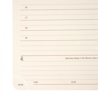 Тижневик Leo planner А5 датований 2026 "Boss", м'який, хакі, 368 сторінок (252635) Вінниця - фото 6