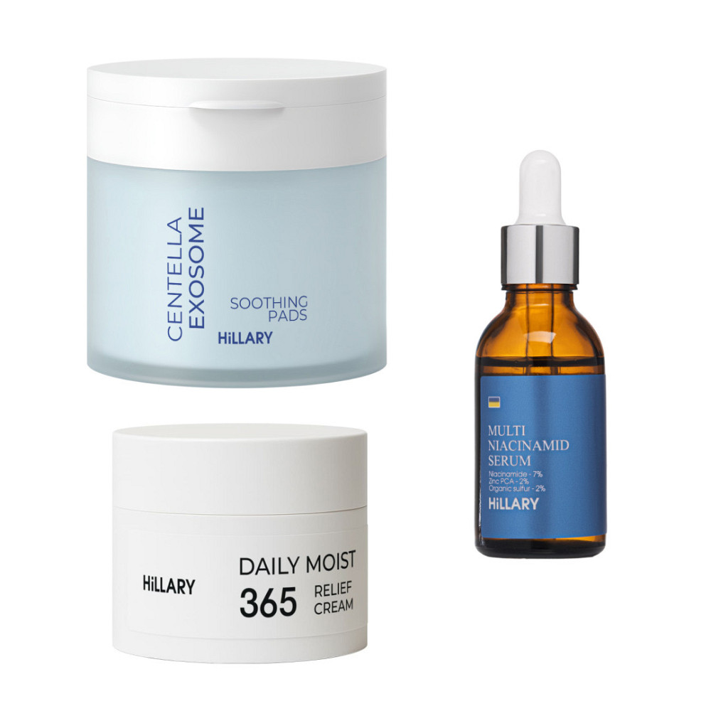 Комплекс для контроля жирного блеска и сужения пор Hillary Oil Control & Pore Refining Set Киев - изображение 1