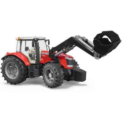 Спецтехника Bruder Massey Ferguson 7624 с передним погрузчиком 1:16 (03047) Винница