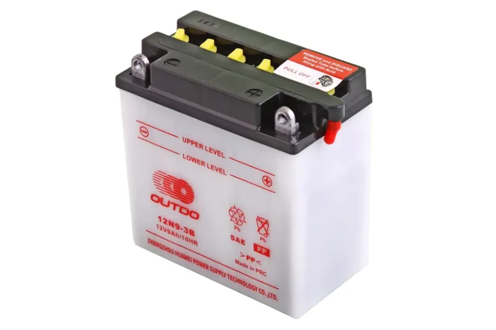 Аккум. батарея Мото 12В 9 Ач «Outdo» сухий + електроліт Вінниця - фото 1