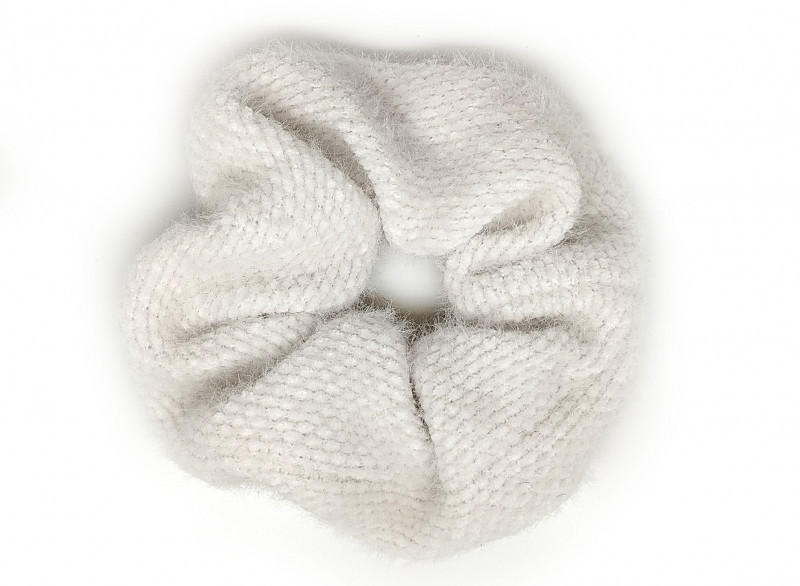 Гумка для волосся ангора біла Київ - фото 1