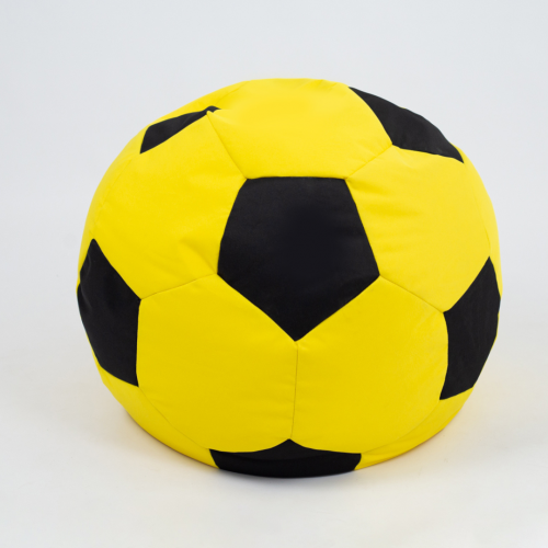 Кресло-мяч Хатка Желтый с черным Большой 120х120 Киев