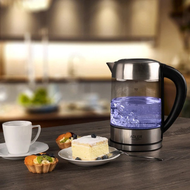 Гарний електрочайник, Чайник для нагрівання води, Електрочайник з індикатором включення WY-18 Івано-Франківськ - фото 2