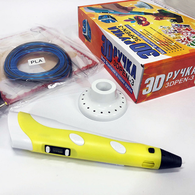 Детская 3d ручка для рисования 3D, Крутая 3д ручка, Ручка pen c экраном Детская 3д с экраном EO-86 Львов - изображение 7