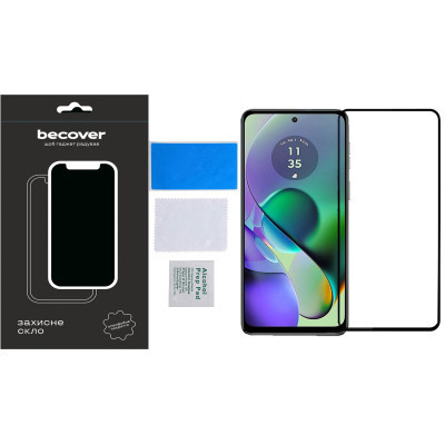 Стекло защитное BeCover Motorola Moto G54 / G54 Power Black (710107) Винница - изображение 3