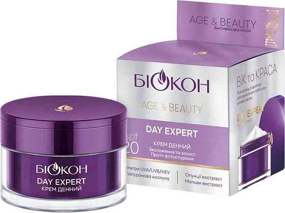 Крем для обличчя денний AgeBeauty Day Expert SPF20 50мл ТМ БІОКОН Киев