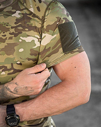 Тактична потовідвідна футболка samuray Cooltuch MTK ВТ1159 Київ - фото 6