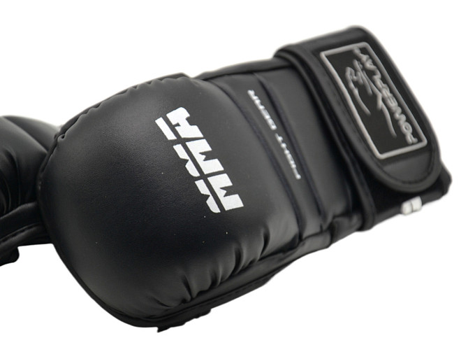 Рукавиці для MMA PowerPlay 3026 Чорні XS Киев - изображение 10