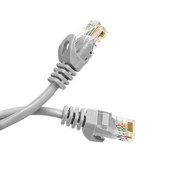 Патч-корд мережевий гігабітний Trinix UTP, RJ-45, CAT.5 10m Gray (73-00634) Київ