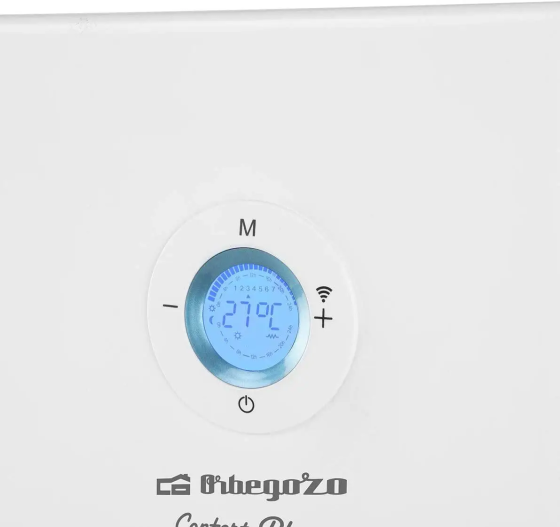 Уценка Теплова панель Обігрівач Orbegozo REW 500 Вт Wi-Fi Цифровий РК-дисплей Програмоване бездротове підключен Киев