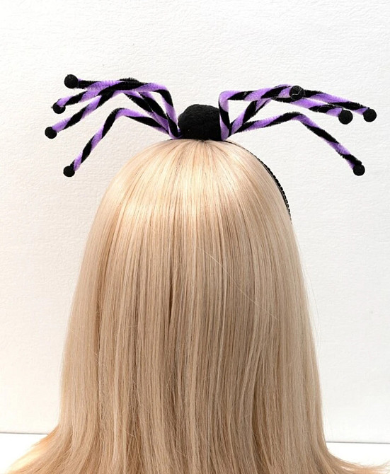 Обруч Паучок на Хеллоуин черный Киев - изображение 2