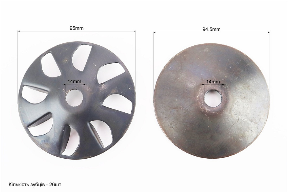 Крильчатка переднього варіатора к-кт 2шт SUZUKI LET'S Киев - изображение 2