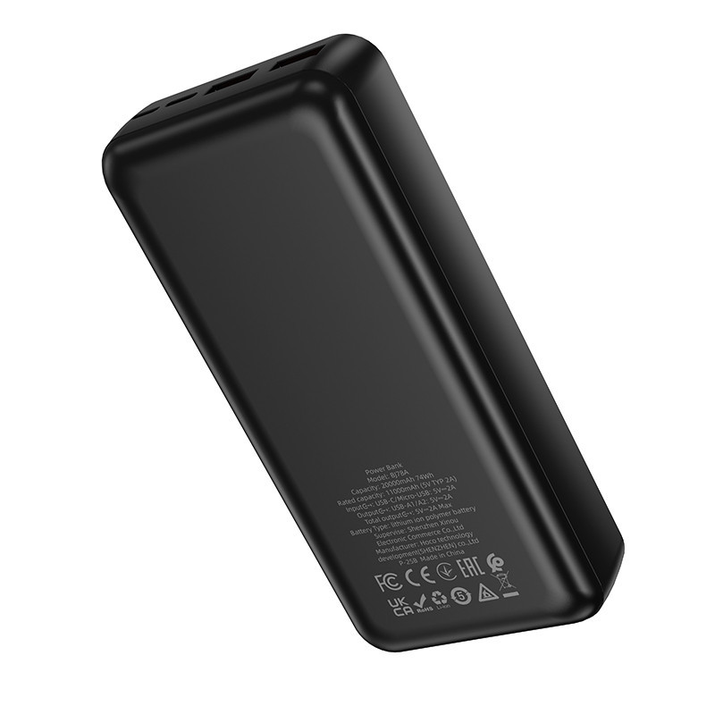 Зовнішній акумулятор BOROFONE BJ78A Clever power bank(20000mAh) Black Київ - фото 4