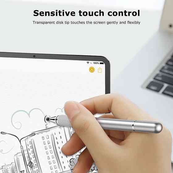Стилус Baseus Golden Cudgel Capacitive Stylus Pen ACPCL-01 (Черный) Николаев