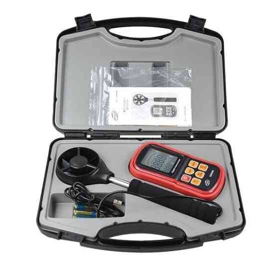 Анемометр (вимірювач потоку повітря) 0,3-45 м/с, 0-45 °C BENETECH GM8909 Київ