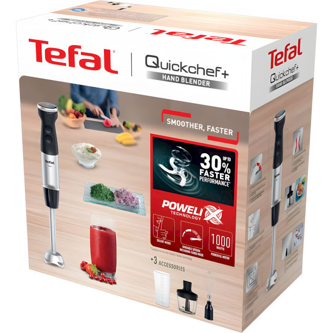 Блендер Tefal HB673830 ( чорний із сріблястим ) Харків - фото 11