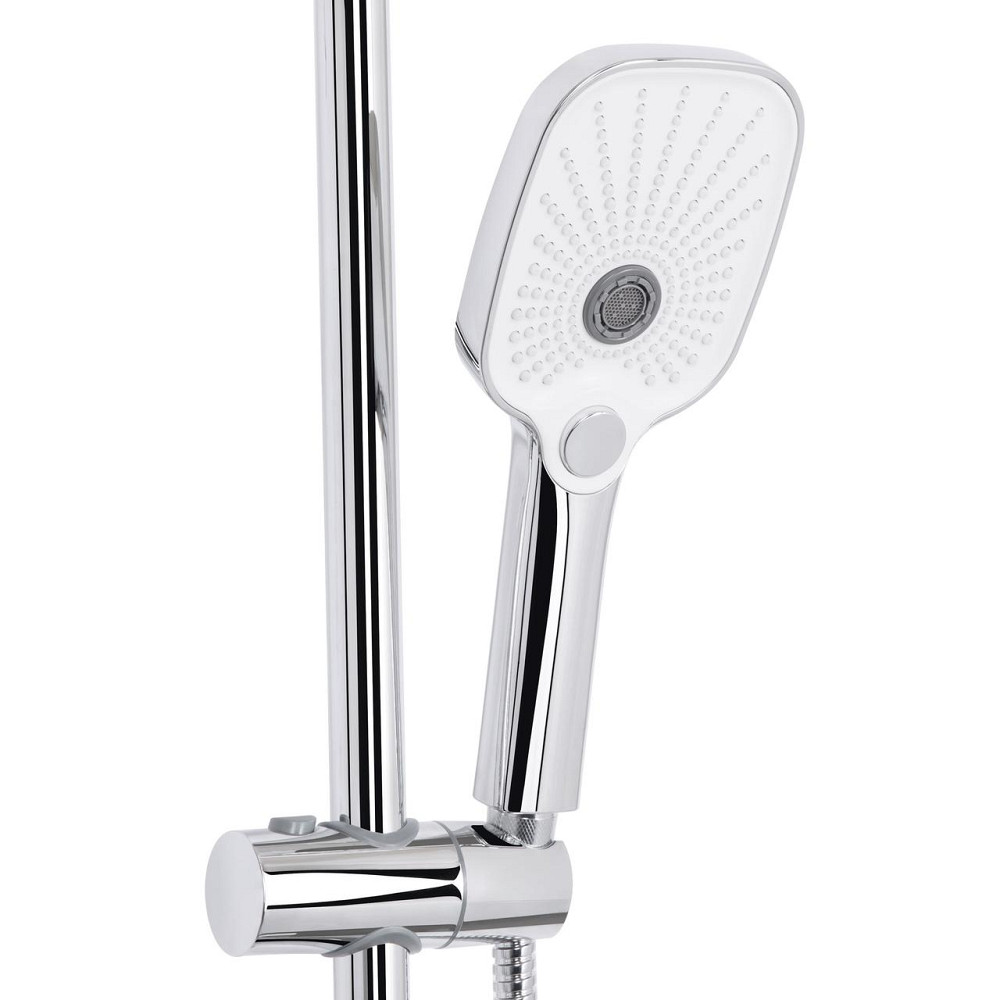 Душова система універсальна Qtap Gemini на три споживачі (з виливом) QTGEM111CRW45687 Chrome/White Київ - фото 4