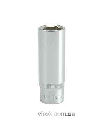 Головка торцева шестигранна довга YATO 1/2" М19 х 76 мм Одеса