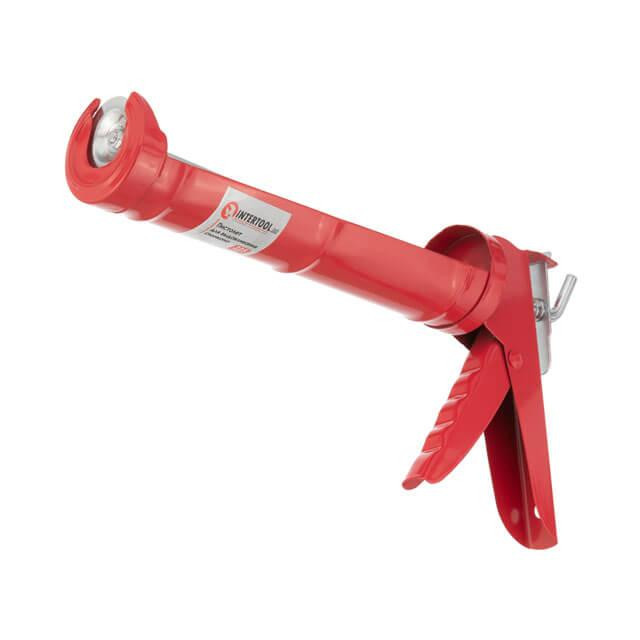 Пистолет для выдавливания силикона, 420 мл INTERTOOL HT-0021 Киев - изображение 6