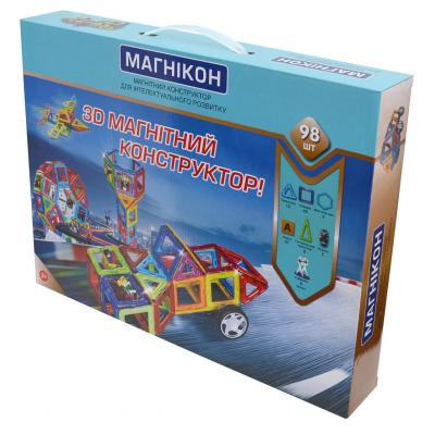 Конструктор Магнікон 98 деталей (MK-98) Вінниця - фото 1