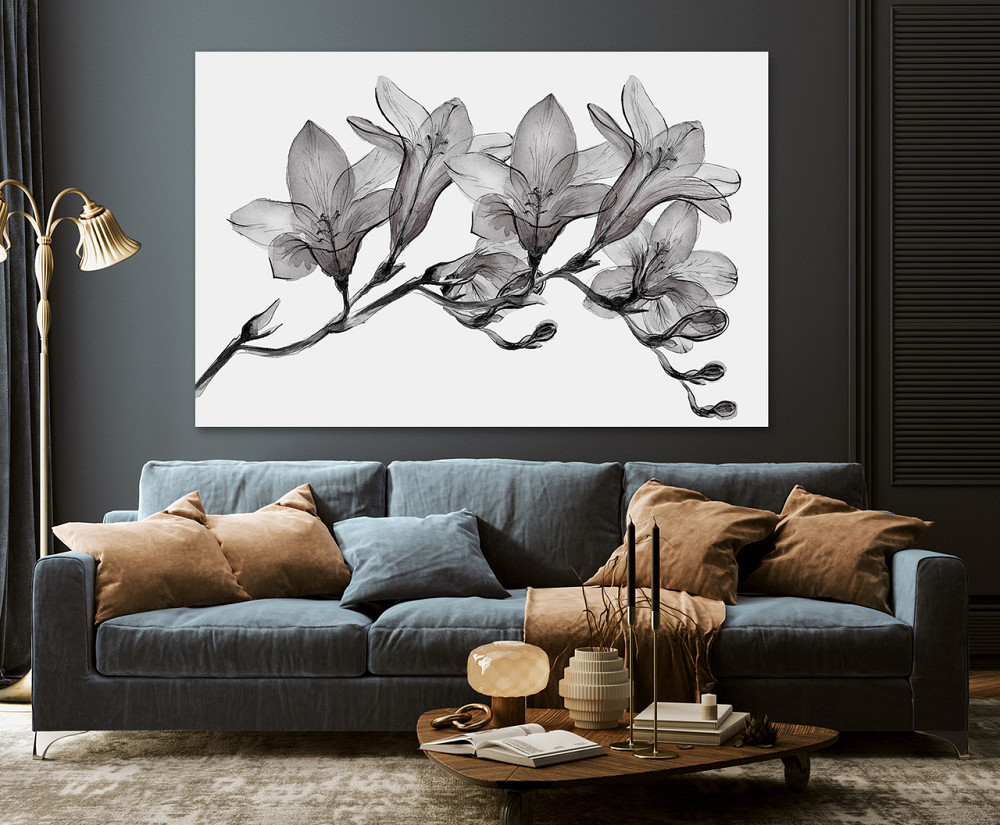 Картина полотно у вітальню / спальню    Магнолія   MLP_198   ( 60х30см ) 90х180см Київ - фото 3