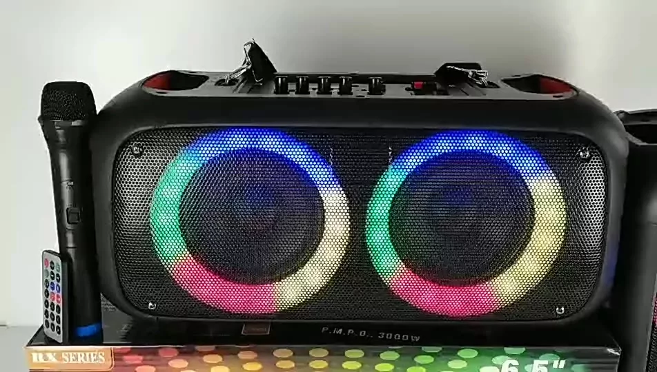 Портативна акустична колонка RX-6248 з мікрофоном та пультом Вінниця - фото 4