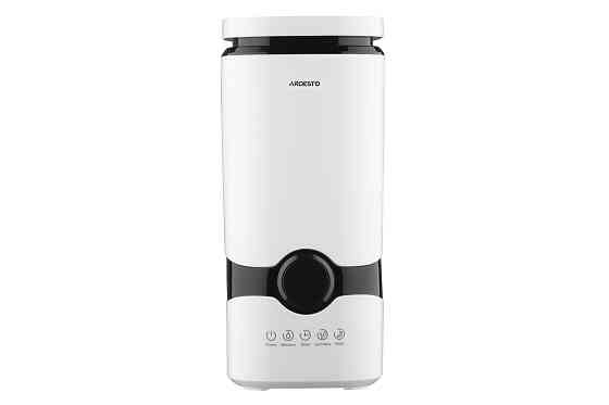 Зволожувач повітря ARDESTO ультразвуковий, 40м2, 4л, 300мл/г, електр. кер-ння, пульт ДК, верх. залив води, білий Киев