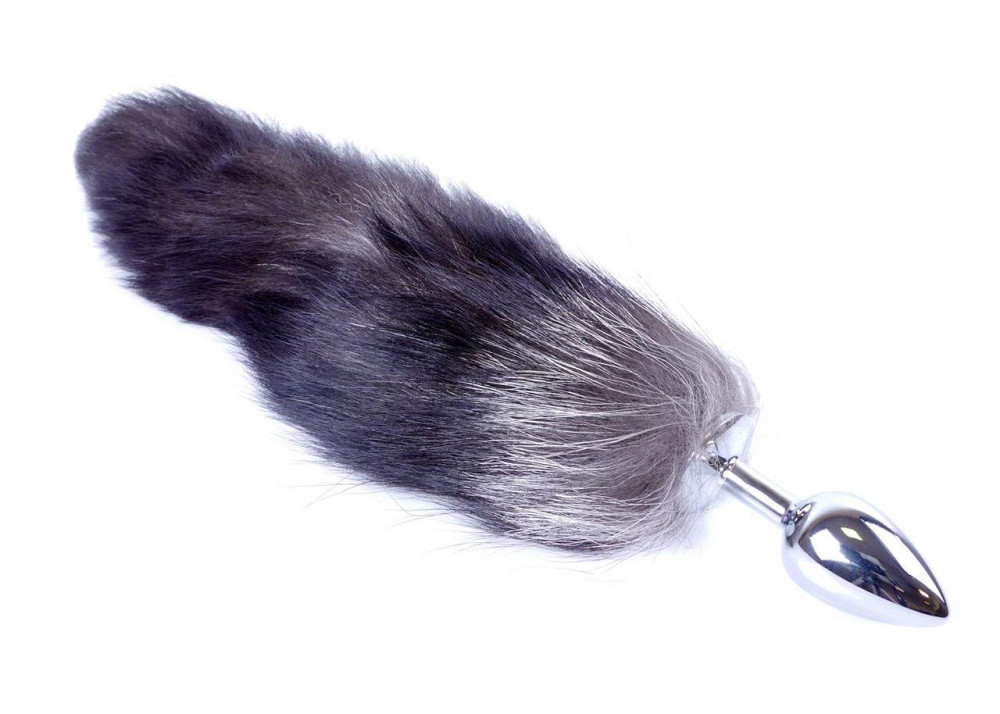 Анальна пробка - Fox Tail Black 2XL Sex Aura Київ - фото 6