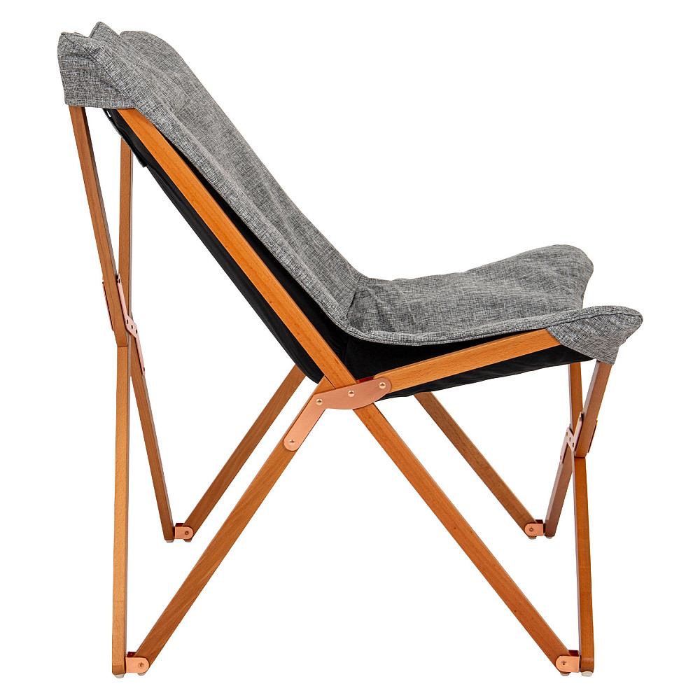 Кресло раскладное Bo-Camp Bloomsbury L Grey (1200370) Вінниця - фото 8