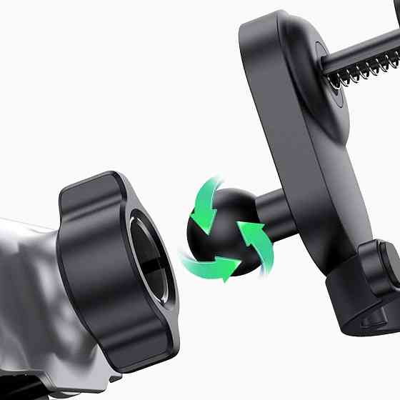 Автодержатель для телефона UGREEN LP228 Gravity Drive Air Vent Car Mount Phone Holder With Arc-Shaped mounting clip Black Киев