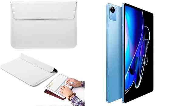 Чохол-конверт VitoCase для realme Pad X, з функцією підставки для планшета Білий Київ